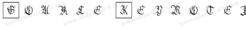 Source KeynoteartHans Reqular字体转换